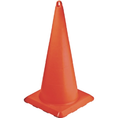 LOREX LR-0350 75cm Unbreakable Traffic Cone (Without Reflective Sheeting) 