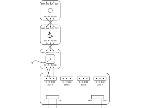 Схема подключения NC944