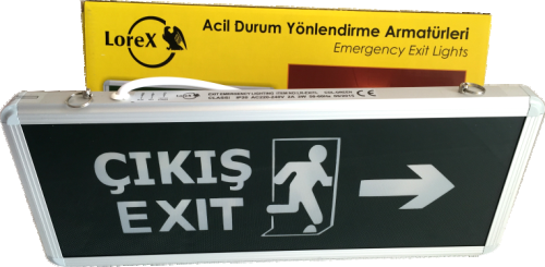 LOREX LR-EXITL Emergency EXIT Luminaire 